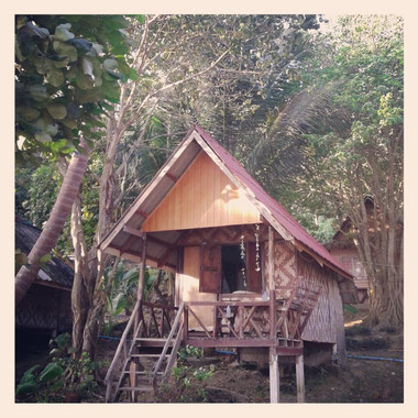Notre bungalow, Rantee beach, Ko Phi Phi, Thailande, 21.12.2013
