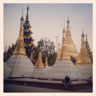 Shwedagon Pagoda, Yangon, Birmanie, 25.01.2014