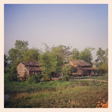 Sur la route de Pathein, Birmanie, 06.02.2014