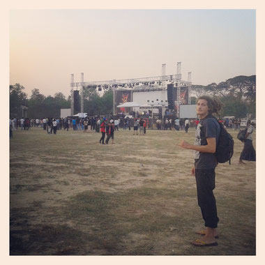 Festival de rock, Yangon, Birmanie, 26.01.2014