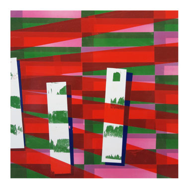 Rythme #28, dim. 43 cm x 43 cm, 2019