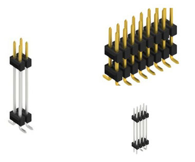 SL 16 SMD   表面実装用段重ねピンヘッダ 2.54mmピッチ 2列