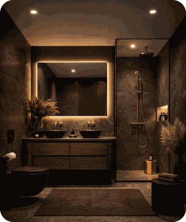 Hotel chique badkamer