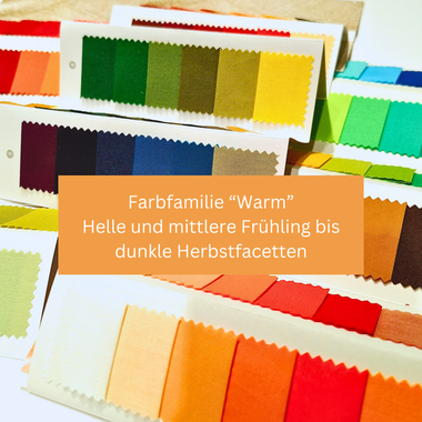 Farbberatung - die warme Farbfamilie