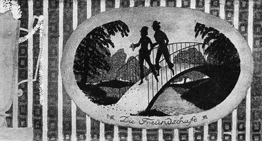 Die Freundschaft. Reproduktion aus Kunst und Künstler, Nov. 1906.