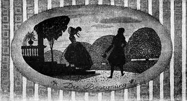 Die Begegnung. Reproduktion aus Kunst und Künstler, Nov. 1906.