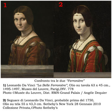 T.Follesa_Il fascino del doppio: la Belle Ferronière_Leonardo Da Vinci_Louvre_Coniugi Hahn_Private Collection