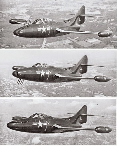 F-9F-3 Panther con la torretta Emerson.