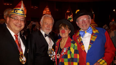 v.l.n.r.: Werner Hümmerich, Wolfgang Kubicki, Monika Wolf-Umhauer, Karl-Heinz Lamberty