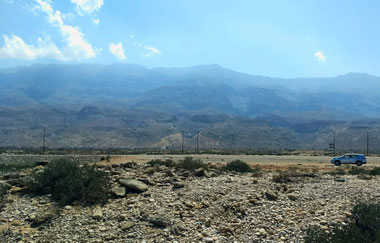 The drive to Wadi Shab, Muscat, Oman