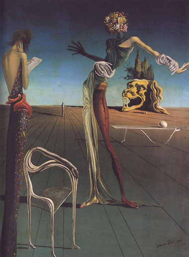 Женщина с головой из роз - Сальвадор Дали (1935)