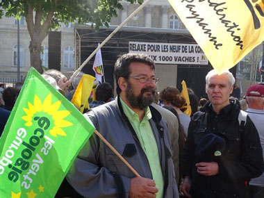 Europe Ecologie-Les Verts soutient et défend ceux et celles qui se battent pour une agriculture paysanne