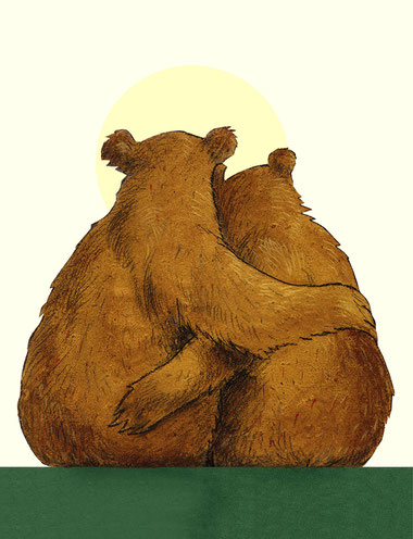 Illustration aus einem der "Kinderzimmerkalender" von Wolf Erlenbruch. Bildnachweis Teaser: Autor: © Francoise Saur, Illustrationen: © Peter Hammer Verlag