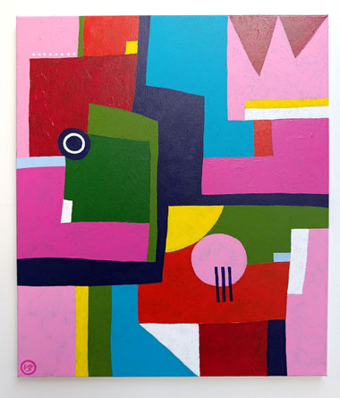 tableau minimaliste de benoit vinadelle artiste peintre