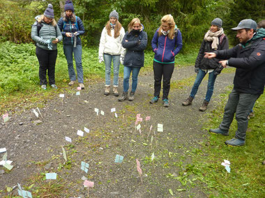 Groupe dans un cours de courte durée