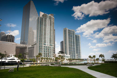 Downtown Miami bei der busreise florida