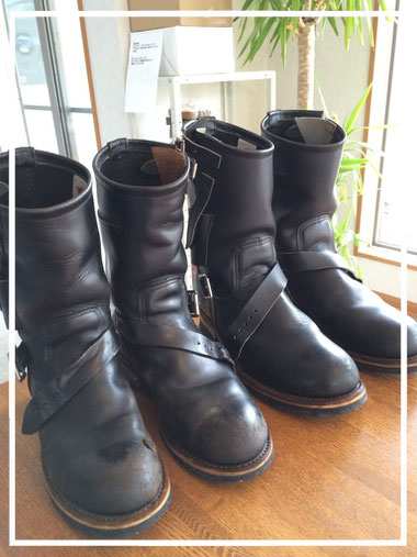RED WINGエンジニアブーツのクリーニング