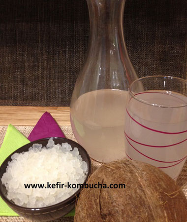 Kefir de fruits à l'eau de coco