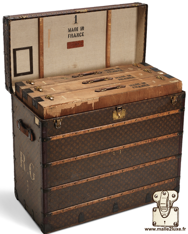 Malle a tableau Louis Vuitton 1924 René GIMPEL