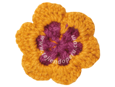Cómo tejer una flor ondulada a crochet
