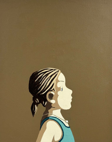 pearl - Acryl auf Leinwand, 50x40cm, 2024 | verkauft