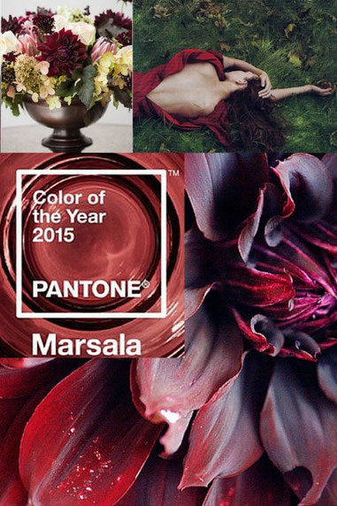 Colour of the year - marsala