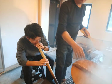 １年生の時からずっと参加してきたS君。慣れたものです