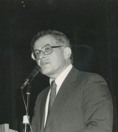 Lecturing.