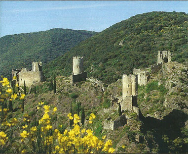 les quatre châteaux de Lastours