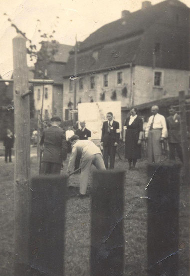Bild: Teichler Schul- und Heimatfest 1952 Wünschendorf Erzgebirge