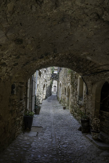 Bild: Aiguèze an der Ardèche  