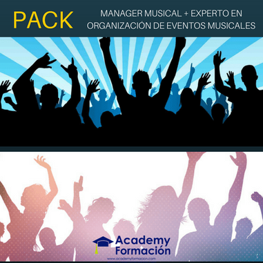 Curso de manager musical + curso de experto en organización de eventos musicales