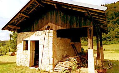 Four de ferme dans la combe de Léchaud