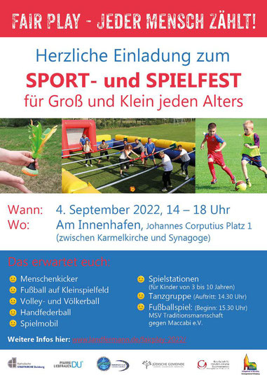 Plakat Sport- und Spielfest
