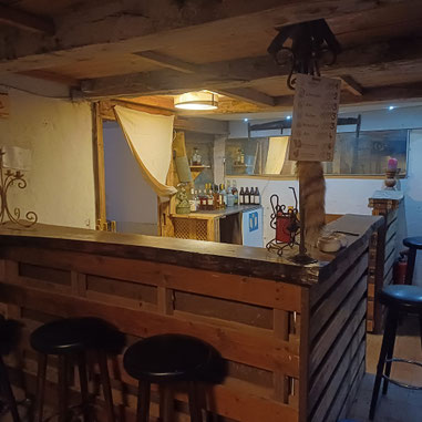 Die Theke im Schankraum