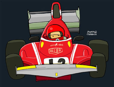 Niki Lauda by Muneta & Cerracín