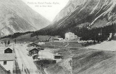 Verlag Hunkeler Phot. Bergün, gestempelt 15. Juli 1912