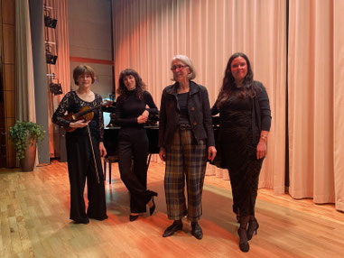 Susanne Kaldor, Aurelia Georgiou, Dorothee Schabert, Rebecca Mahfoudhi, Foto: Lilli Weber 