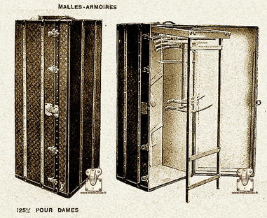 Malle courrier Louis Vuitton 1913