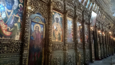 Iconostase de l'église orthodoxe de Bitola.