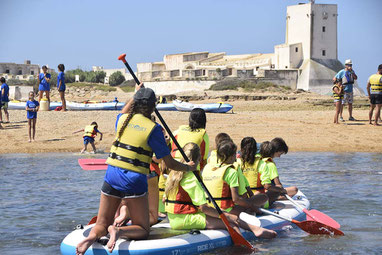 ruta en kayaks en Conil de la frontera