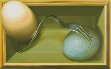 第70回一陽展　A氏の肖像（抑）