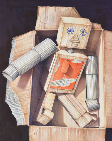 第70回一陽展 あの頃のロボット
