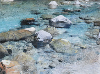 第70回一陽展　2024流れー秋景ー