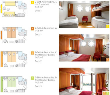 Kabinen A-ROSA VIVA 2026 