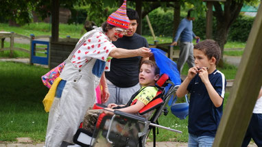 Sylvie auprès des enfants en situation de handicap (AEMP ASBL)