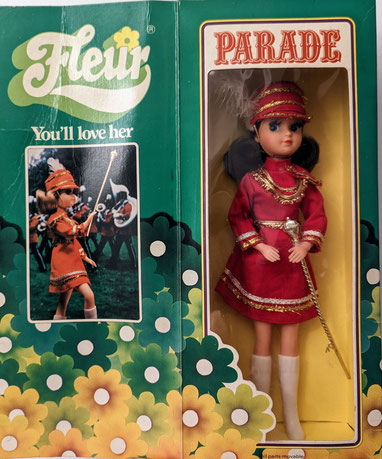 Boxes with cardboard flap used for dolls from 1980 (and earlier) to 1983.