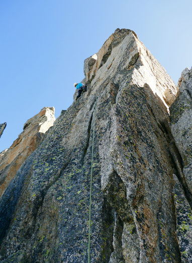 Granit klettern, Bergtour, Trient, Pointe des Ecandies, Überschreitung, traverse, Gratklettern, Gratkletterei, Champex, Wallis, Unterwallis