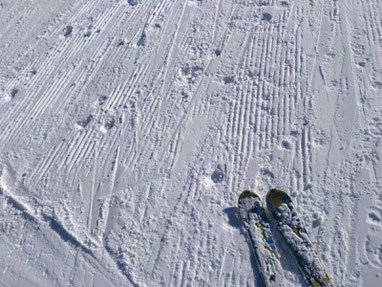 Winter in Obertauern - the slope can be reached on skis from the Neuhofalm (when sufficient snow)