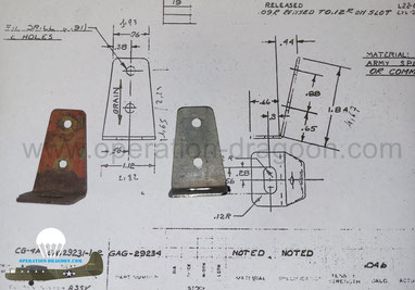 original part on left, replicated on right